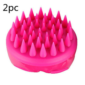 Silicone Shampoo Brush Scalp Massage Comb